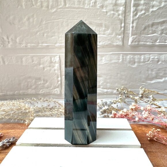 Beautiful Labradorite Tower Obelisk - Picture 8 of 9